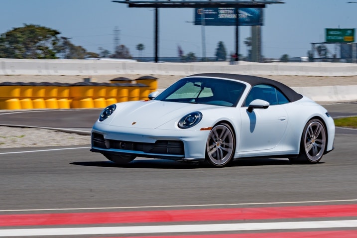 2025 Porsche 911 Carrera Cabriolet driving