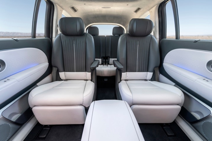 2026 Hyundai Ioniq 9 rear interior