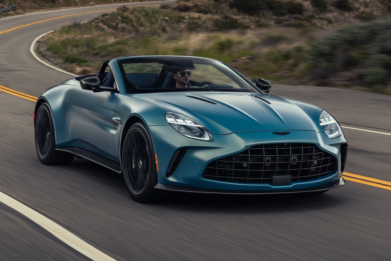 2026 Aston Martin Vantage Roadster engine front 3/4