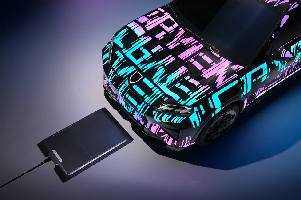 Porsche Cayenne EV wireless charging