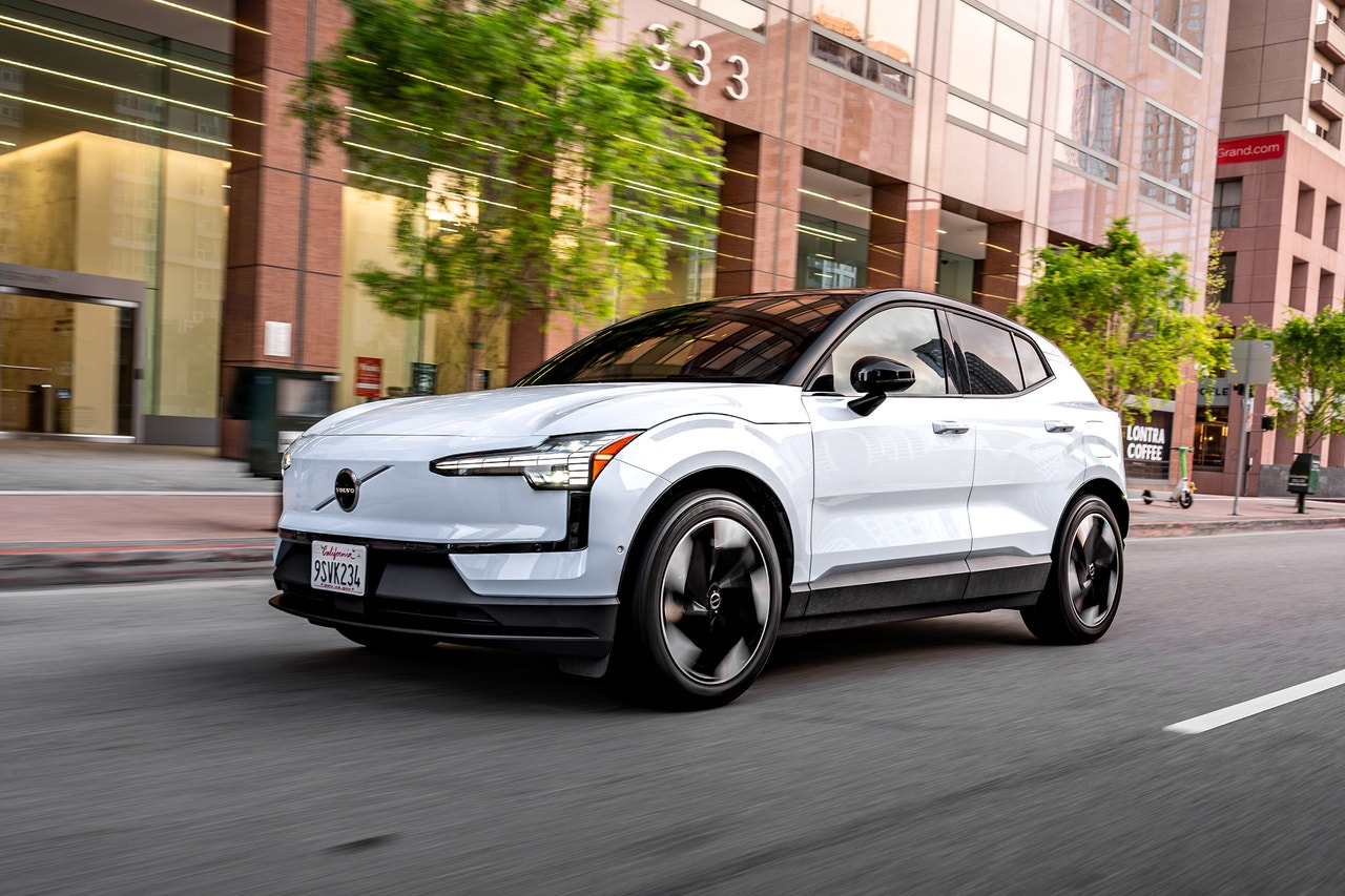2025 Volvo EX30 driving