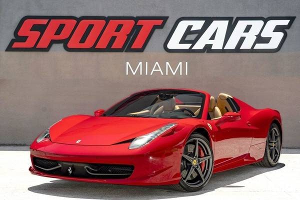 2012 Ferrari 458 Italia Spider Convertible