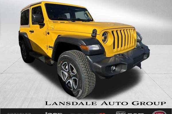 Certified 2020 Jeep Wrangler Black and Tan