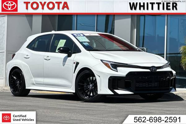 Toyota GR Corolla with VIN: JTNABAAE8SA017507