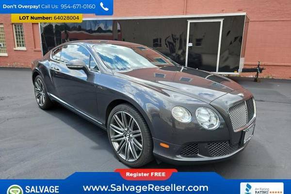 2014 Bentley Continental GT Speed Base Coupe