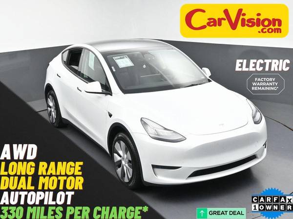 Tesla Model Y with VIN: 7SAYGDEE1PA127801