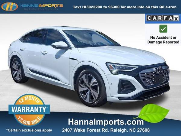 Audi Q8 Sportback e-tron with VIN: WA1CAAGE8RB007274