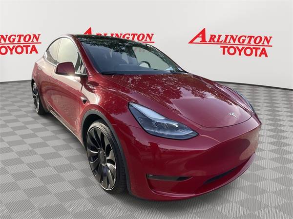 Tesla Model Y with VIN: 7SAYGDEF0NF443893