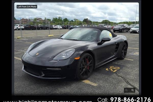 2017 Porsche 718 Boxster S Convertible