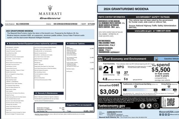 2024 Maserati GranTurismo