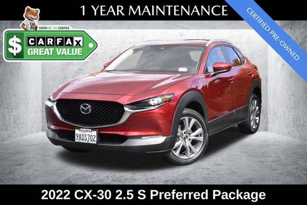 Certified 2022 Mazda CX-30 Preferred
