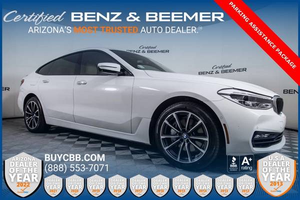 BMW 6 Series Gran Turismo with VIN: WBAJV6C51JBK07273