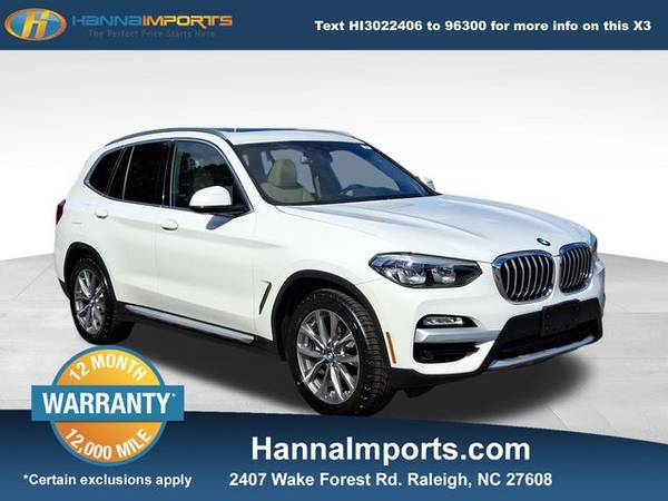 BMW X3 with VIN: 5UXTR7C54KLF36732