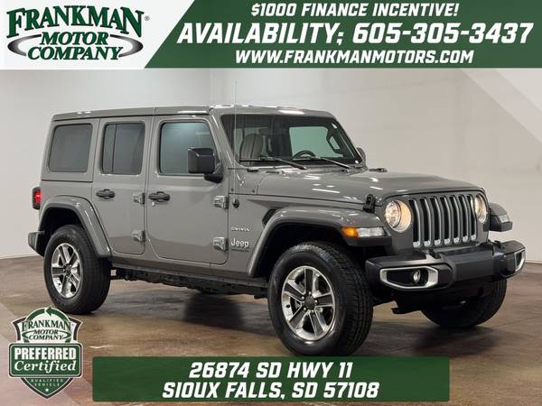 Jeep Wrangler with VIN: 1C4HJXEG5PW587060