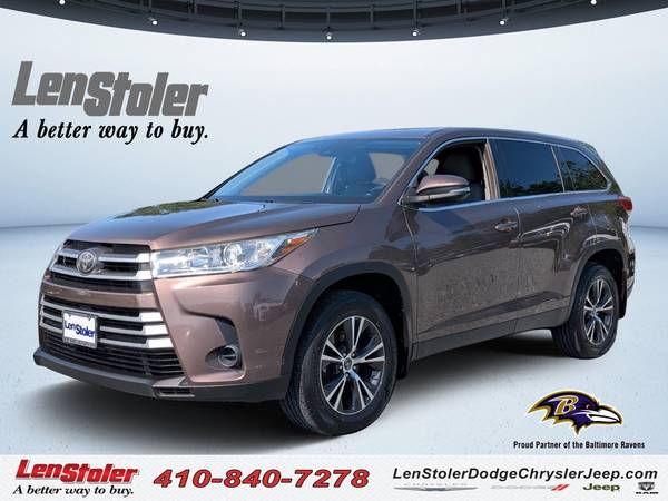 Toyota Highlander with VIN: 5TDBZRFH2KS923063