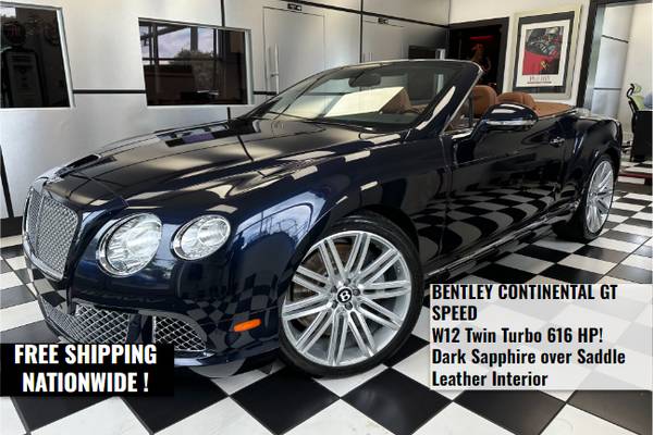 2014 Bentley Continental GT Speed Convertible Base