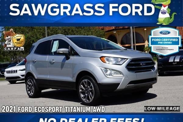 Certified 2021 Ford EcoSport Titanium