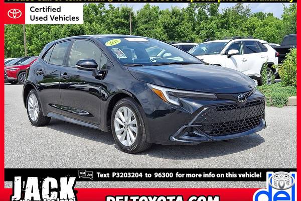 Certified 2023 Toyota Corolla Hatchback SE