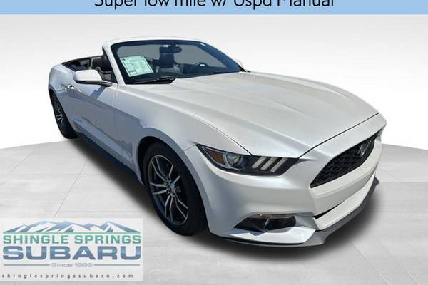 2017 Ford Mustang EcoBoost Premium Convertible