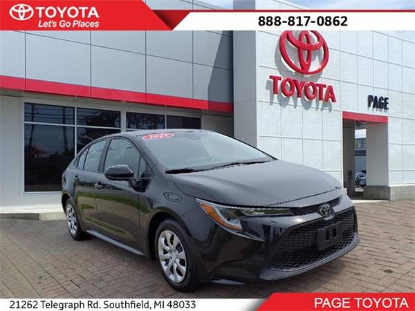 Toyota Corolla with VIN: 5YFEPMAE7NP342061
