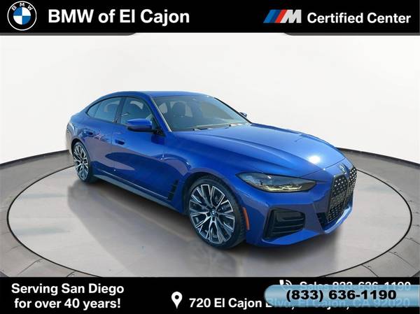 BMW 4 Series Gran Coupe with VIN: WBA63AV01NFM94287