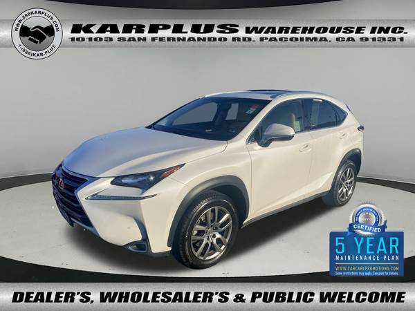 Lexus NX 200t with VIN: JTJYARBZ1G2023766