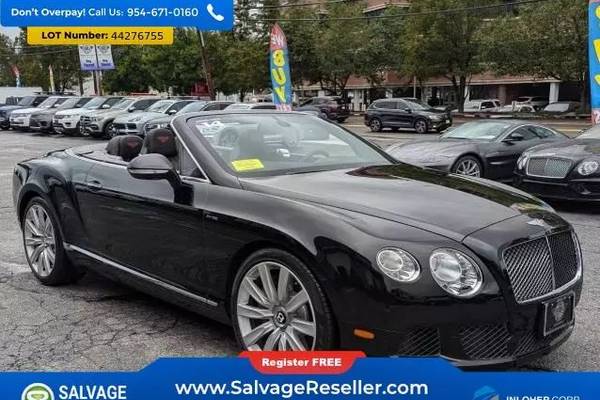 2014 Bentley Continental GT Speed Convertible Base