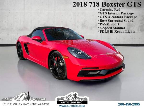 Porsche 718 Boxster with VIN: WP0CB2A84JS229424