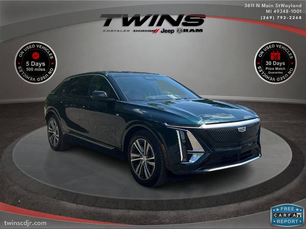 Cadillac LYRIQ with VIN: 1GYKPPRKXRZ130503