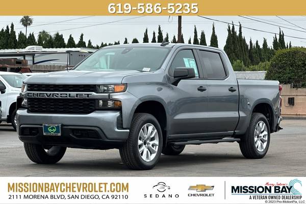 Certified 2021 Chevrolet Silverado 1500 Custom Crew Cab