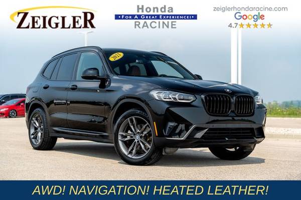 BMW X3 with VIN: 5UX53DP01N9M20636