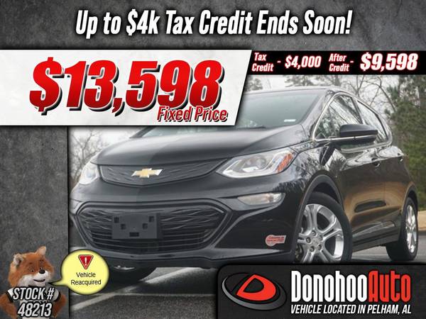 Chevrolet Bolt EV with VIN: 1G1FY6S07L4106082
