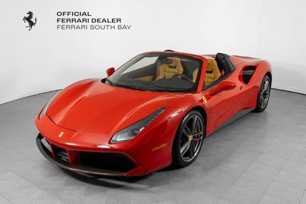 Certified 2018 Ferrari 488 Spider Base Convertible