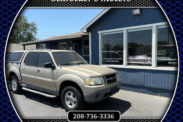 2002 Ford Explorer Sport Trac Value  Crew Cab