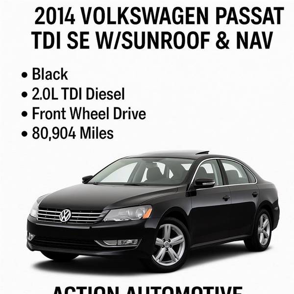 Volkswagen Passat with VIN: 1VWBN7A34EC006074