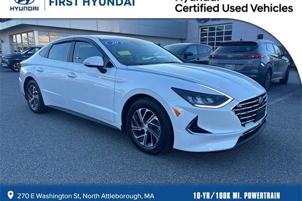 Certified 2020 Hyundai Sonata Hybrid Blue