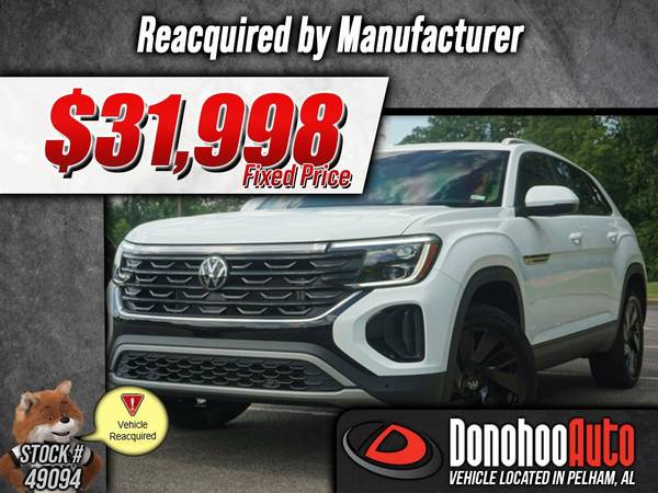 Volkswagen Atlas Cross Sport with VIN: 1V2JE2CA8RC240851