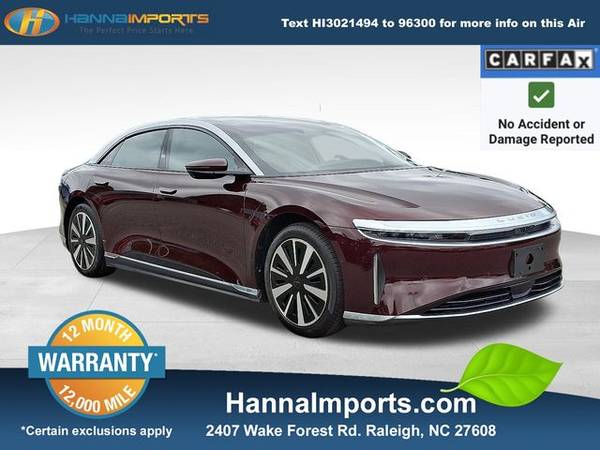 Lucid Air with VIN: 50EA1TEA9PA005945
