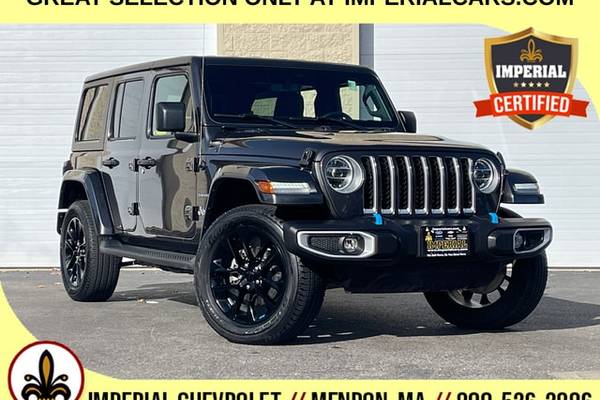 Certified 2022 Jeep Wrangler 4xe Unlimited Sahara