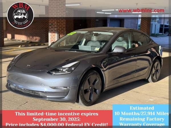 Tesla Model 3 with VIN: 5YJ3E1EB6NF278621