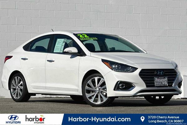 Certified 2022 Hyundai Accent Limited