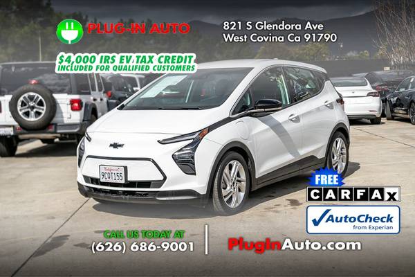 Chevrolet Bolt EV with VIN: 1G1FW6S02P4114750
