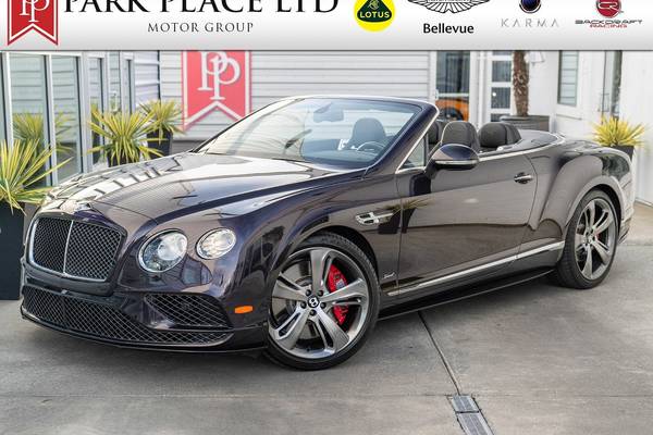 2017 Bentley Continental GT Speed Convertible