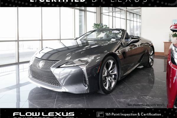 Certified 2022 Lexus LC 500 Convertible Base