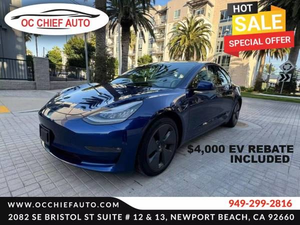 Tesla Model 3 with VIN: 5YJ3E1EB4NF132069