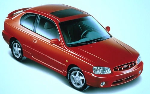 2000 Hyundai Accent 2 Dr GS Hatchback