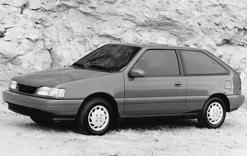 1991 Hyundai Excel 2 Dr GS Hatchback