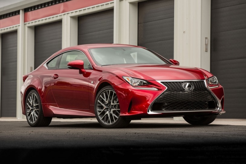 Lexus RC 350 Coupe Exterior. F-Sport Package Shown. Lexus RC 350 Coupe Exterior. F-Sport Package Shown.