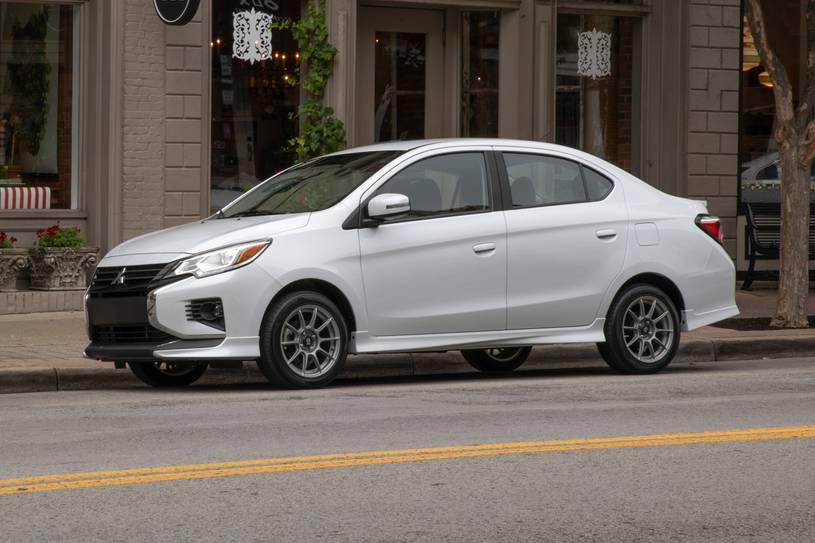 2021 Mitsubishi Mirage G4 Carbonite Edition Sedan Exterior Shown 2021 Mitsubishi Mirage G4 Carbonite Edition Sedan Exterior Shown