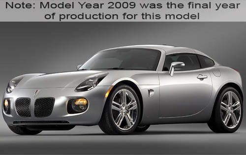 2009 Pontiac Solstice GXP Hatchback 2009 Pontiac Solstice GXP Hatchback